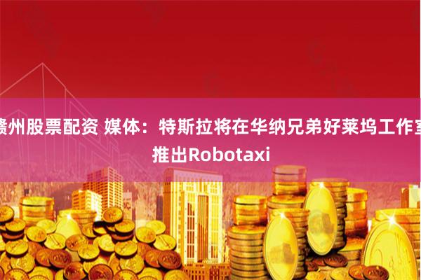 赣州股票配资 媒体：特斯拉将在华纳兄弟好莱坞工作室推出Robotaxi