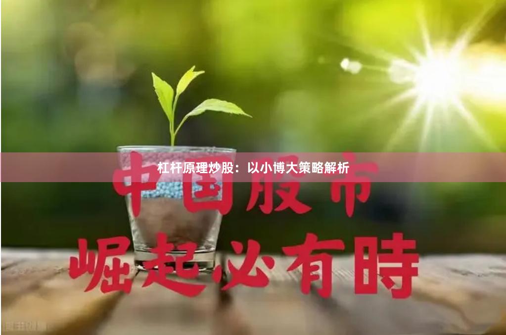 杠杆原理炒股：以小博大策略解析