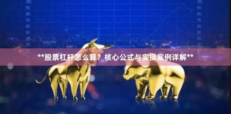 **股票杠杆怎么算？核心公式与实操案例详解**