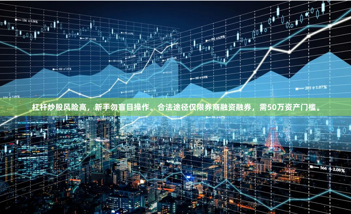 杠杆炒股风险高，新手勿盲目操作。合法途径仅限券商融资融券，需50万资产门槛。